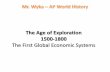 The Age of Exploration 1500-1800€¦ · The Age of Exploration 1500-1800 The First Global Economic Systems. Essential Question •What are the effects of political and economic expansion?