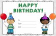 HAPPY BIRTHDAY!...To: _____ From: _____ Date: _____ Copyright©* PreKinders.com* Created Date: 20150719222221Z