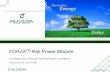 NUVERA FUel Cells - Rail Power Module · NUVERA CONFIDENTIAL Product Development Portfolio PowerTap PowerFlow PowerFlowTM (5 kWe H2PMs for industrial trucks) PowerTapTM (NG-based