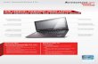 THE LENOVO® THINKPAD® TWIST LAPTOPmulti.also.lt/Pages/brochures/Lenovo/Len_S230u.pdfWHEN TO SELL Best suited for Professionals, SMB, SOHO, Higher Education Segment when they need: