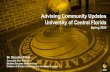 Advising Community Updates University of Central Florida · Academic Advising (AAT 101) Academic Advising Essentials (AAT 102) Student Records 1 (SR 201W) Student Records 2 (SR 202W)
