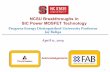 Progress Energy Distinguished University Professor Jay Baliga … · 2019-04-18 · Process Qualification using Three Process Lots at X -Fab Device #5: Accumulation Channel MOSFET
