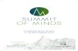 CHAMONIX MONT-BLANC 21-23 SEPTEMBER 2018 · CHAMONIX MONT-BLANC – 21-23 SEPTEMBER 2018 THE SUMMIT OF MINDS EXPLAINED Why come to the Summit of Minds? The Monthly Barometer gives