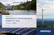 INNERGEX RENEWABLE ENERGY INC. (TSX: INE) · for renewable electricity is driven by strong support for decarbonization in addressing climate change, a desire to diversify sources