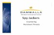 Spy Jackers - captf.com Dallas/Spy Jackers... · StateState--ooff--ththee--Threat Threat • Cyber-Espionage/Warfare – One of the most lucrative aspects of organized crimeware distribution