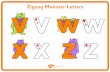 Zigzag Monster Letters twinkl  · Zigzag Monster Letters twinkl  . Created Date: 1/11/2016 9:42:48 AM