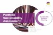 Portfolio Sustainability Assessment Portfolio Sustainability Assessment thinkstepAG Hauptstr. 111-113