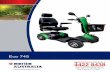 Nowra Merits Eco 745 scooter · 2019-11-11 · Battery 12V/34A/H x 2pcs Charger 5A off-board Gradient 6° Front Wheel 10" Pneumatic tire Rear Wheel 10" Pneumatic tire Brake intelligent,