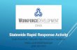 Statewide Rapid Response Activity - Hawaii...Rapid Response - Planning for July 1, 2019 WDC Administration and Oversight of Statewide Rapid Response Activity Statewide Rapid Response