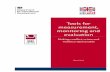 Tools for measurement, monitoring and evaluation · another Guidance Product entitled, Tools for measurement, monitoring and evaluation ï (SOURCES OF CONFLICT, CRIME AND VIOLENCE