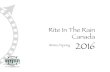 Rite In The Rain Canada Winter/Spring 2016 · Copyright 2016 Modern Outpost Enterprises Ltd., Courtenay, BC, Canada Rite In The Rain Canada Catalogue T : 250-338-4161 E : mail@modernoutpost.com