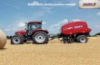 ROUND BALER 455/465 VARIABLE CHAMBER · increased dramatically. For exceptionally high density requirements, powerful dual hydraulic density cylinders control the position of the