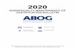 2020 Subspecialty MOC Bulletin - Final · MOC cycle the following January after passing the subspecialty oral examination. 8 THE MOC PROCESS: GENERAL INFORMATION The ABOG MOC program