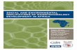 Social and EnvironmEntal implicationS of …...Social and Environmental Implications of Nanotechnology Development in Africa 1 INtRoduCtIoN All around the world, nanotechnology is
