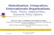 Globalisation, Integration, Internationale Organizations · Globalization 1970-2030 More countries have opened up for trade liberalization and capital flow liberalization More countries