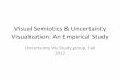 Visual Semiotics & Uncertainty Visualization: An …...Visual Semiotics & Uncertainty Visualization: An Empirical Study Uncertainty Vis Study group, Fall 2012 Introduction •Two experiments
