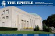 THE EPISTLE Newsletter of the Nineteenth Street Baptist Church€¦ · year-round ministries, as well as its great summer ministries, like Vacation Bible School, the Church School