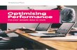 Optimising Performance - AdviserPlus · your organisation across the four key pillars of effective performance: ... you can build a solid business case and secure buy-in for your