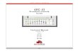 ARC-10 Arak isSy tem nc. 10.pdf · ARC-10 MODELS ARC-10U ARC-10UP ARC-10BP RADIO CONSOLE PRODUCTS TechnicalManual ARRAKIS advancedradio BroadcastConsole family November1,2014 Mic1