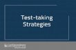 Test-taking Strategies - Case Western Reserve University€¦ · • Test-taking strategies • After the exam . Test Preparation • Organize your study materials • Create a study