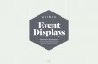 Event Displays...Modular Event Display System Inspiring, reconfigurable displays for events & exhibitions 02 Creating inspiring, reconfigurable stands and spaces, our modular system