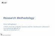 Research Methodology - Unicamdidattica.cs.unicam.it/lib/exe/fetch.php?media=didattica:seminars:... · Framework of Problem-Based Research : A Guide for Novice Researchers on the Development