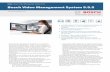 Bosch Video Management System 5.5 · Vídeo | Bosch Video Management System 5.5.5 Bosch Video Management System 5.5.5 ... Gestión de eventos • Eventos compuestos (combinación