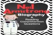 QuestionsComprehension Questions The first American to walk on the moon on July, 20, 1969. Neil Armstrong Neil Armstrong was born on August 5th, 1930 in Ohio. Armstrong developed an