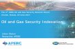 Oil and Gas Security Indexation · In the oil security index (1.0% to 100.0%), a lower index means less vulnerability to any gas supply disruption/crisis. A security index of 20%