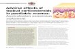 PEER REVIEWED FEATURE Adverse effects of topical ... · Adverse effects of topical corticosteroids in paediatric eczema: Australasian consensus statement Emma Mooney, 1 Marius Rademaker,