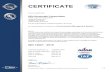 CERTIFICATE - oxea-chemicals.com · 2020-03-19 · Certificate registration no. Date of original certification Date of revision Date of certification Valid until 10005680 UM15 2019-01-18