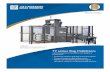 72 series Bag Palletizers · 2018-06-25 · conveyor. Optimum flexibility Compact footprints allow installation in limited floor space and modular designs provide maximum flexibility