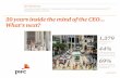 20th CEO Survey: 20 years inside the mind of the CEO What’s next? · 2019-08-14 · 2 20th CEO Survey Demographic shifts, rapid urbanisation, a realignment of global economic and