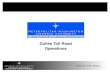 Dulles Toll Road Operations · Dulles Corridor Metrorail Project Finance Plan Planned Contributions from Funding Partners v Allocation based on 100% Preliminary Engineering Estimate