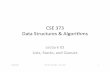 CSE 373 Data Structures & Algorithms€¦ · CSE 373 Data Structures & Algorithms Lecture 02 Lists, Stacks, and Queues 10/02/2009 CSE 373 Fall 2009 -- Dan Suciu 1