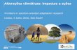 Alterações climáticas: impactos e ações...Example C3EC-CCIAM: Estratégias Municipais de Adaptação às Alterações Climáticas • Integrar a adaptação às alterações climáticas