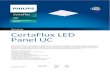 Datasheet CertaFlux LED Panel UC€¦ · 6060 UC Datasheet CertaFlux LED Panel UC The ultra-slim CertaFlux UC LED panels enable an easy and economical solution for commercial spaces