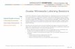 Greater Minnesota Listening Sessions Summary...Page 1 of 35 Greater Minnesota Listening Sessions In Fall 2017, Minnesota Compass staff embarked on a listening session tour across the