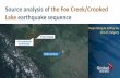 Source analysis of the Fox Creek/Crooked Lake earth · Source analysis of the Fox Creek/Crooked Lake earthquake sequence Ruijia Wang & Jeffrey Gu Oct 27, Calgary 1