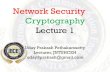 Network Security and Cryptography - Dept. of ECE Network Security & Cryptography 26 Security Services