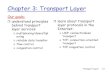 Chapter 3: Transport Layer Transport Layer 3-5 Internet transport-layer protocols reliable, in-order