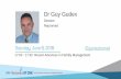 Dr Guy Gudex - GP CME North/Sat_Sports_1700_Gudex... · 2018-06-09 · antagonist Duration: 4 weeks, 3 ... •Double trigger GnRH agonist and hCG. Fertility Preservation •Significant