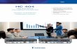 HC 404 - Brochure - Extron · HC 404 system solutions can be expanded for even more functionality with a variety of compatible products. Wireless collaboration may be added with a