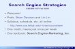 Search Engine Strategies - Lehigh CSEbrian/course/sem/notes/importance.pdfFall 2006 Davison/Lin CSE 197/BIS 197: Search Engine Strategies 1-31 Local search engines – Contain content