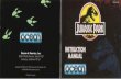 Jurassic Park - Nintendo NES - Manual - gamesdatabase · of Jurassic park. But your dream of a lifetime became a nightmare when a system failure released the dinosaurs from their