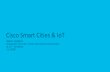 Cisco Smart Cities & IoT · Role: Sell Cisco infrastructure & professional services aligned to government contracts Care About: Expand into Smart and Connected market and build an