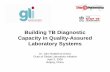 Building TB Diagnostic Capacity in Quality-Assured ... · Building TB Diagnostic Capacity in Quality-Assured Laboratory Systems Dr. John Ridderhof (CDC) Chair of Global Laboratory