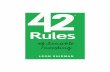 42 Rules for Sensible Investing - happyabout.com · 42 Rules for Sensible Investing 1 Intro For obvious reasons, the topic of investing is a very popular one. Countless volumes are