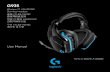 G935 - Logitech€¦ · by default to cycle through lighting and equalizer profiles. When the headset is connected to a G3system with Logitech G HUB Software running, it will cycle
