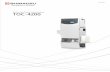 POWER On-Line Total Organic Carbon Analyzer TOC-4200 · 2019-12-25 · POWER 287 1240 550 163 388 383 Platinum catalyst ST type, 33g ... An option can be attached to support high